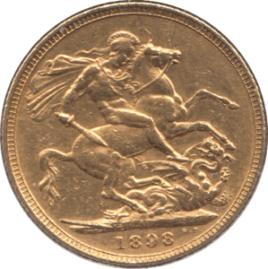 1898 GOLD SOVEREIGN ( EF ) MELBOURNE MINT - Sovereign - Cambridgeshire Coins