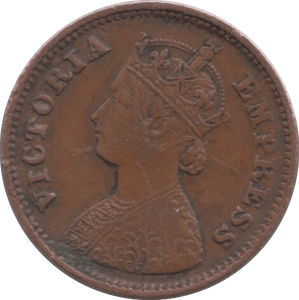 1898 HALF PICE INDIA - SILVER WORLD COINS - Cambridgeshire Coins