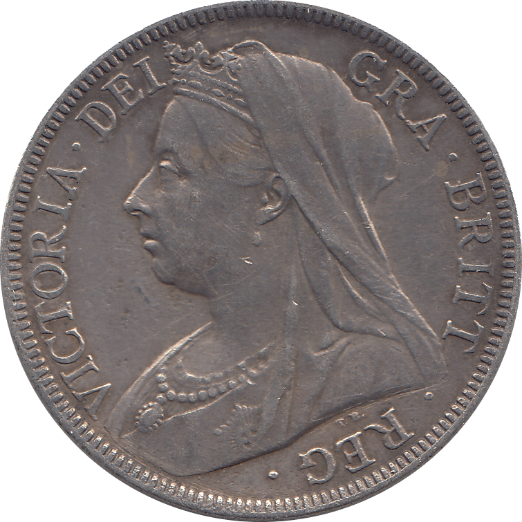 1898 HALFCROWN ( EF ) 4 - Halfcrown - Cambridgeshire Coins