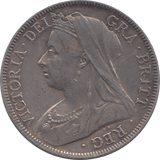 1898 HALFCROWN ( EF ) 4 - Halfcrown - Cambridgeshire Coins
