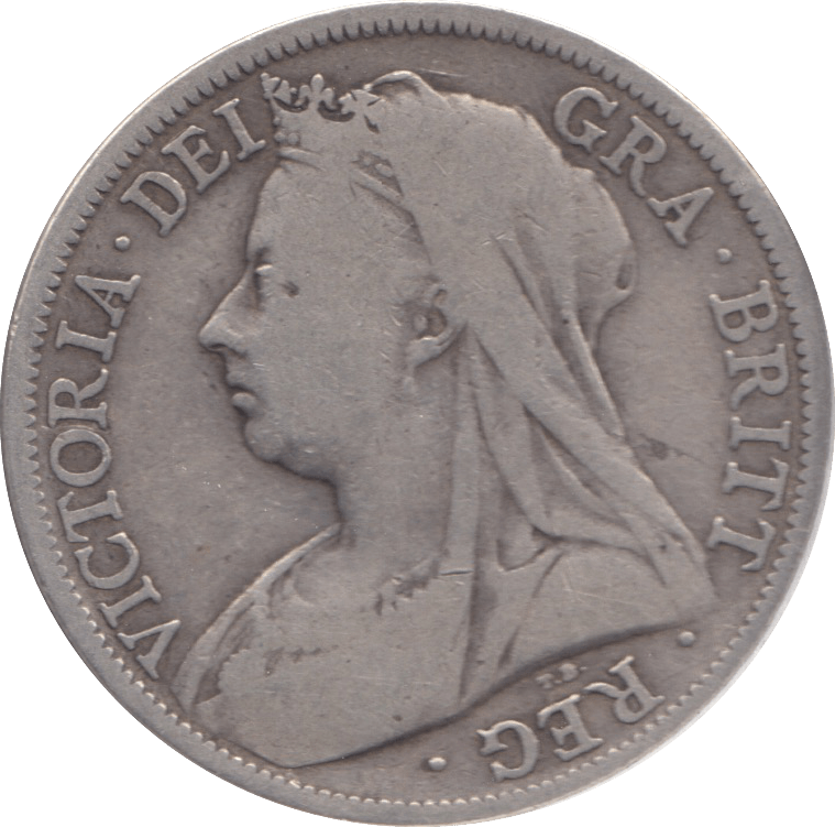 1898 HALFCROWN ( FINE ) 4 - Halfcrown - Cambridgeshire Coins