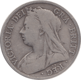 1898 HALFCROWN ( FINE ) 4 - Halfcrown - Cambridgeshire Coins