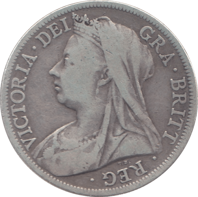 1898 HALFCROWN ( FINE ) 6 - Halfcrown - Cambridgeshire Coins