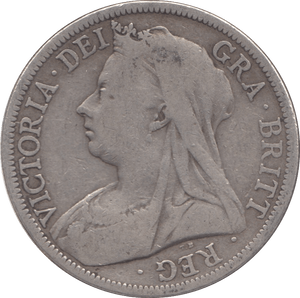 1898 HALFCROWN ( FINE ) 6 - Halfcrown - Cambridgeshire Coins