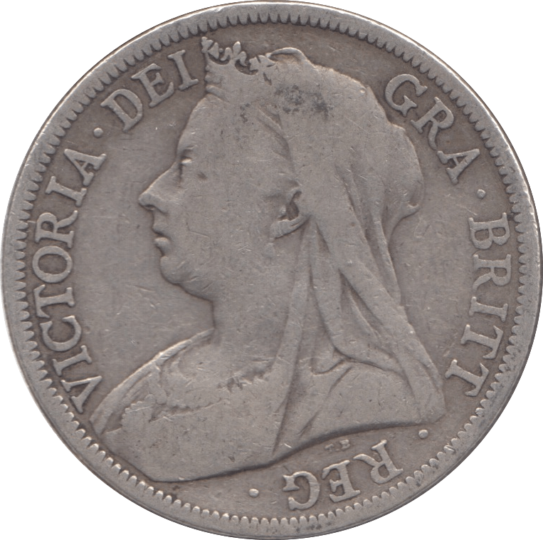 1898 HALFCROWN ( FINE ) 6 - Halfcrown - Cambridgeshire Coins
