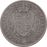 1898 HALFCROWN ( FINE ) 6 - Halfcrown - Cambridgeshire Coins