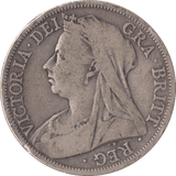 1898 HALFCROWN ( FINE ) - Halfcrown - Cambridgeshire Coins