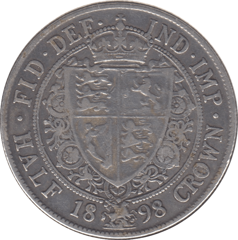 1898 HALFCROWN ( GF ) 2 - Halfcrown - Cambridgeshire Coins