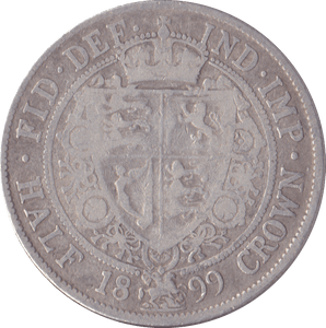 1898 HALFCROWN ( GF ) A - Halfcrown - Cambridgeshire Coins