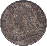 1898 HALFCROWN ( GVF ) - Halfcrown - Cambridgeshire Coins