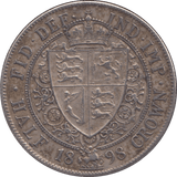 1898 HALFCROWN ( GVF ) - Halfcrown - Cambridgeshire Coins