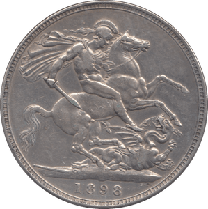1898 HALFCROWN LXII ( EF ) - Halfcrown - Cambridgeshire Coins