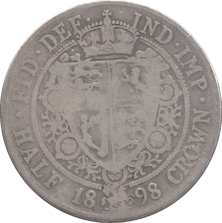 1898 HALFCROWN ( NF ) 3 - Halfcrown - Cambridgeshire Coins