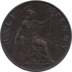1898 HALFPENNY ( EF ) 2 - Halfpenny - Cambridgeshire Coins