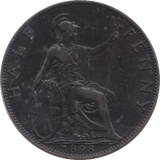 1898 HALFPENNY ( EF ) - Halfpenny - Cambridgeshire Coins