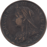 1898 HALFPENNY ( FINE ) - Halfpenny - Cambridgeshire Coins