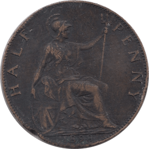1898 HALFPENNY ( FINE ) - Halfpenny - Cambridgeshire Coins