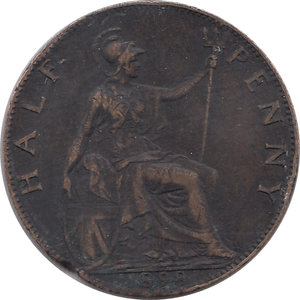1898 HALFPENNY ( FINE ) - Halfpenny - Cambridgeshire Coins