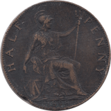 1898 HALFPENNY ( FINE ) - Halfpenny - Cambridgeshire Coins