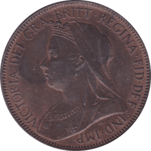 1898 HALFPENNY ( UNC ) B - Halfpenny - Cambridgeshire Coins