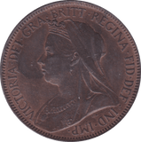 1898 HALFPENNY ( UNC ) B - Halfpenny - Cambridgeshire Coins
