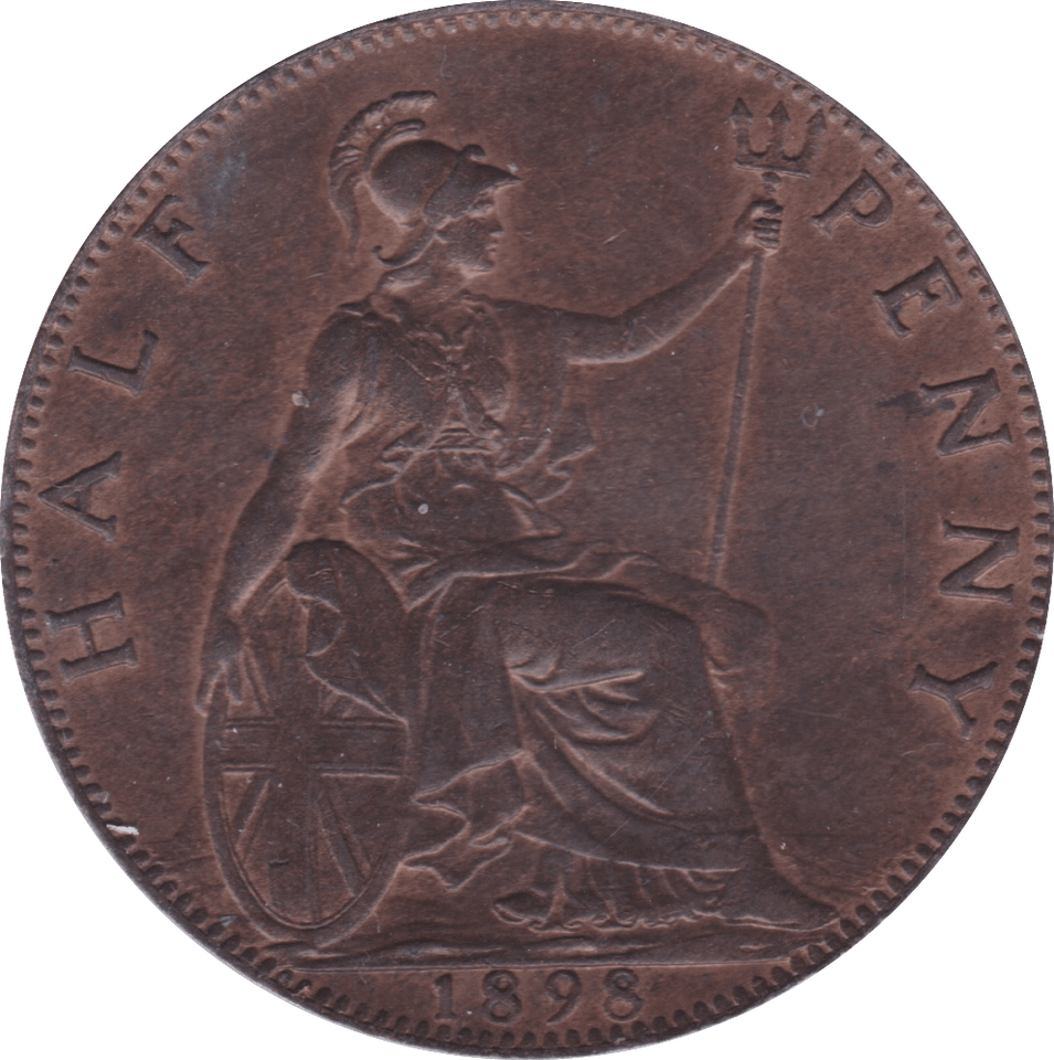 1898 HALFPENNY ( UNC ) B - Halfpenny - Cambridgeshire Coins