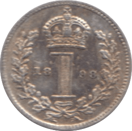 1898 MAUNDY ONE PENNY ( BU ) - Maundy Coins - Cambridgeshire Coins