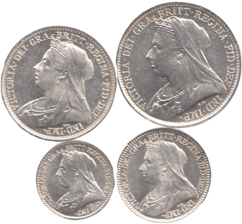 1898 MAUNDY SET VICTORIA - Maundy Set - Cambridgeshire Coins
