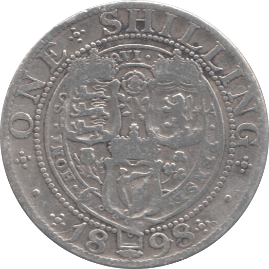 1898 ONE SHILLING ( NF ) 1 - Shilling - Cambridgeshire Coins