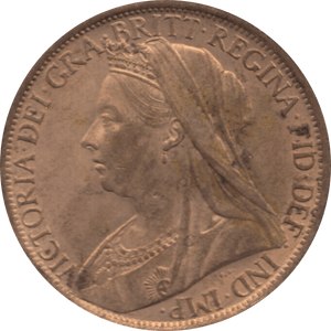 1898 PENNY 2 ( UNC ) 88 - Penny - Cambridgeshire Coins