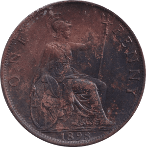 1898 PENNY ( EF ) - PENNY - Cambridgeshire Coins