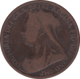 1898 PENNY ( POOR ) - Penny - Cambridgeshire Coins