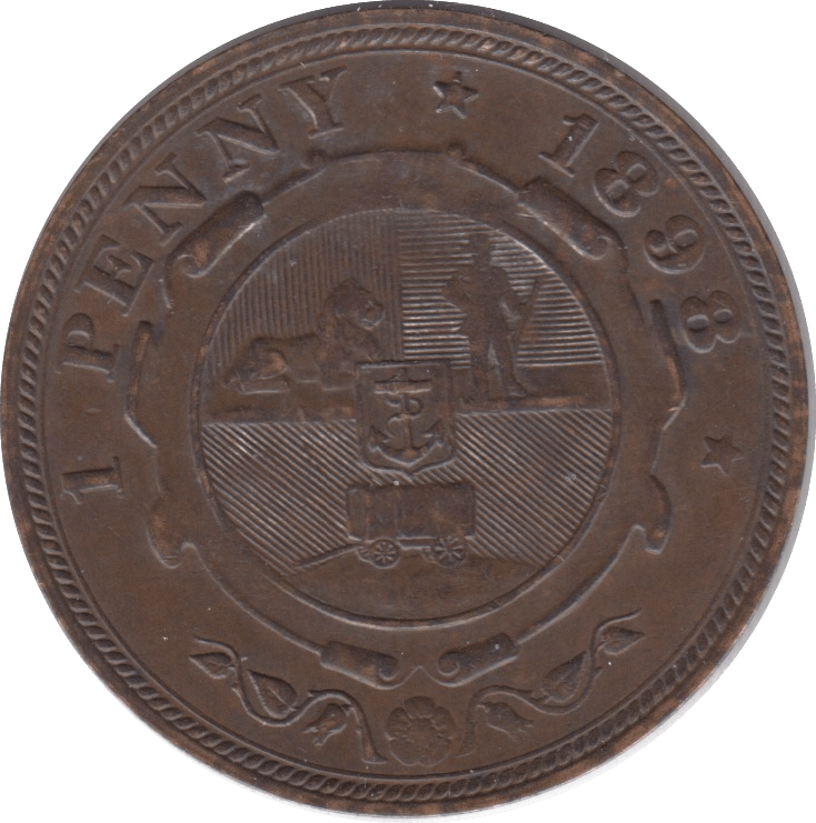 1898 PENNY SOUTH AFRICA 1 - WORLD COINS - Cambridgeshire Coins