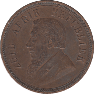 1898 PENNY SOUTH AFRICA 2 - WORLD COINS - Cambridgeshire Coins