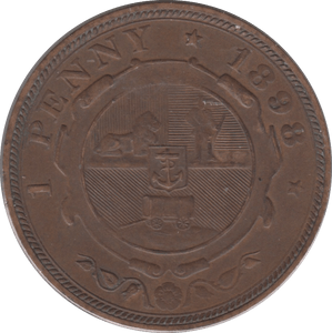 1898 PENNY SOUTH AFRICA 2 - WORLD COINS - Cambridgeshire Coins
