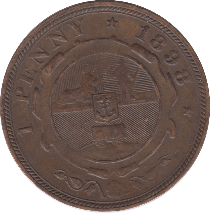 1898 PENNY SOUTH AFRICA 2 - WORLD COINS - Cambridgeshire Coins