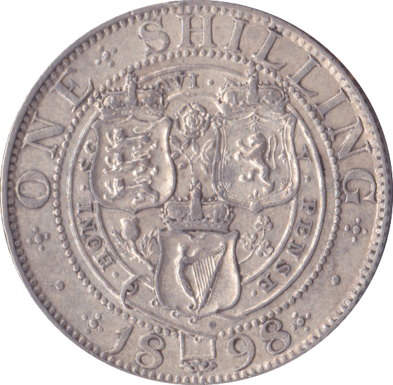 1898 SHILLING ( EF ) - Shilling - Cambridgeshire Coins