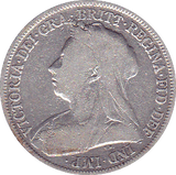 1898 SHILLING ( F ) - Shilling - Cambridgeshire Coins