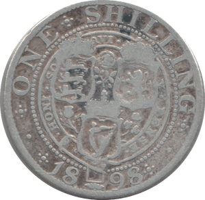 1898 SHILLING ( FAIR ) - Shilling - Cambridgeshire Coins