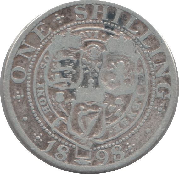1898 SHILLING ( FAIR ) - Shilling - Cambridgeshire Coins