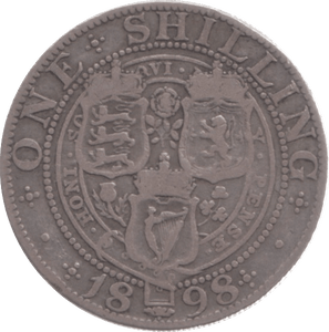 1898 SHILLING ( FINE ) 15 - Shilling - Cambridgeshire Coins