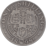 1898 SHILLING ( FINE ) 2 - Shilling - Cambridgeshire Coins