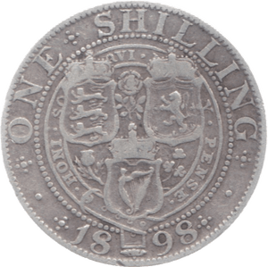1898 SHILLING ( FINE ) 9 - Shilling - Cambridgeshire Coins