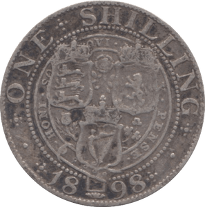 1898 SHILLING ( FINE ) - Shilling - Cambridgeshire Coins