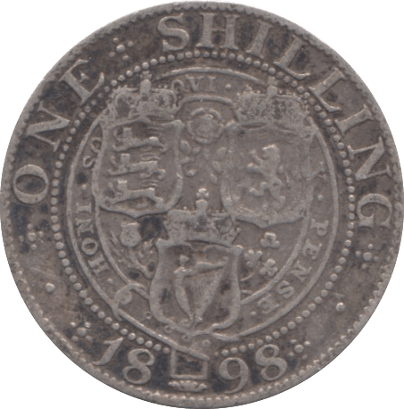1898 SHILLING ( FINE ) - Shilling - Cambridgeshire Coins