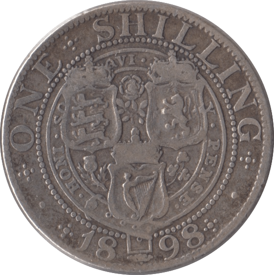 1898 SHILLING ( FINE ) - Shilling - Cambridgeshire Coins