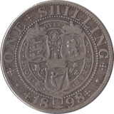 1898 SHILLING ( FINE ) - Shilling - Cambridgeshire Coins