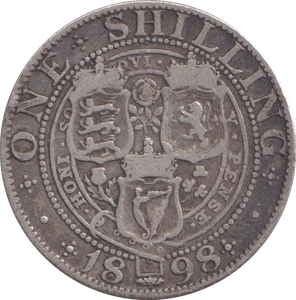 1898 SHILLING ( FINE ) - Shilling - Cambridgeshire Coins
