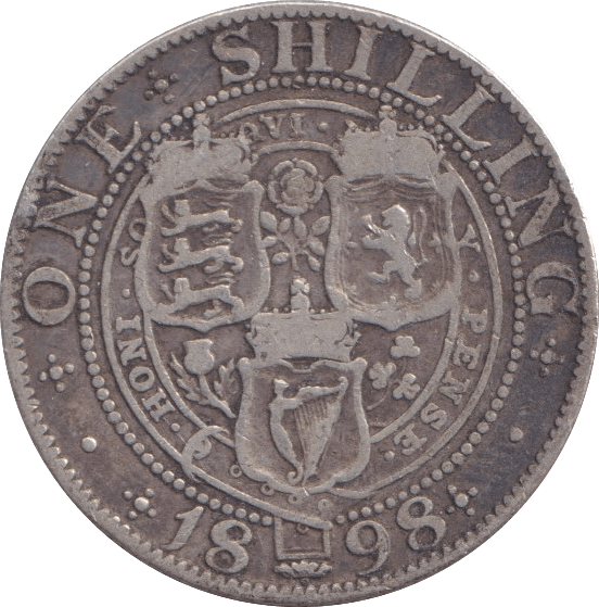 1898 SHILLING ( FINE ) - Shilling - Cambridgeshire Coins