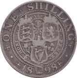 1898 SHILLING ( FINE ) - Shilling - Cambridgeshire Coins